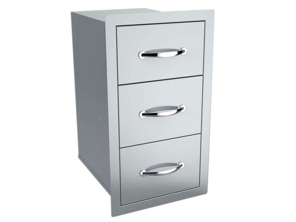 Sunstone Signature 17-Inch Paper Towel Drawer Combo with Beveled Frame