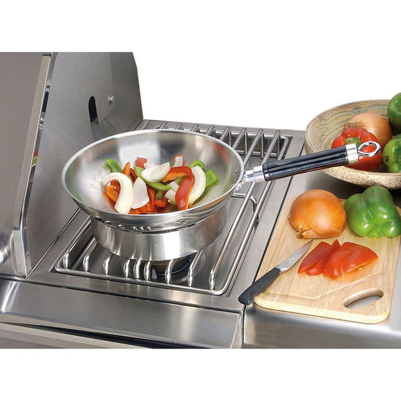 Alfresco 14 Inch Cart-Mounted Dual Side Burner
