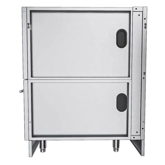 Sunstone 52-Inch Hybrid Grill Cart Base – Stainless Steel Cabinet