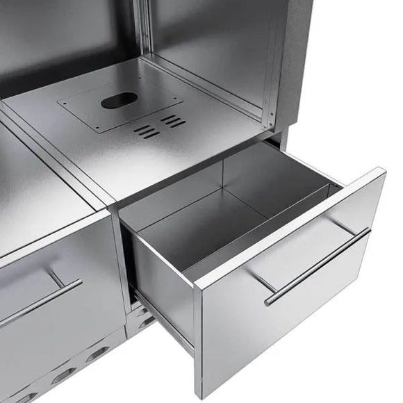 Sunstone Hybrid Grill Cabinet – 66" Outdoor Cooking Station