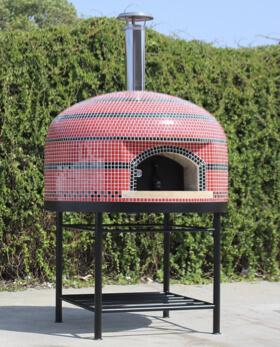 Forno Bravo 32 Inch Vesuvio80 Hybrid Countertop Pizza Oven