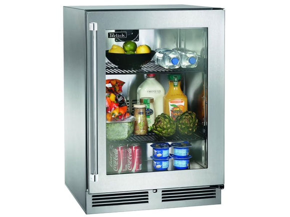 Perlick 24 Inch Outdoor Refrigerator with Solid, Glass and Panel Ready Door