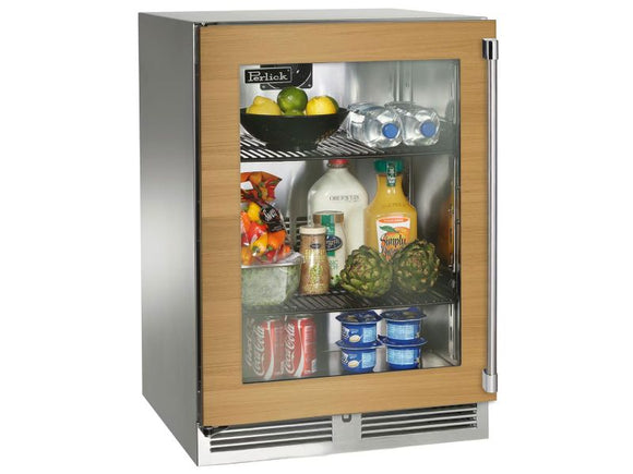 Perlick 24 Inch Outdoor Refrigerator with Solid, Glass and Panel Ready Door
