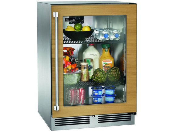 Perlick 24 Inch Outdoor Refrigerator with Solid, Glass and Panel Ready Door