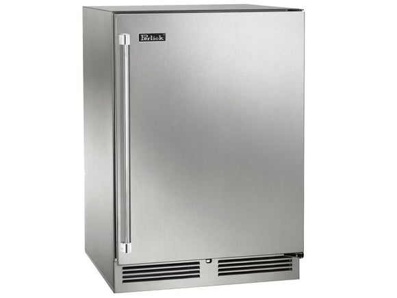 Perlick 18 Inch  Outdoor Marine Grade Beverage Center with Solid, Glass, Panel Ready Door and Lock