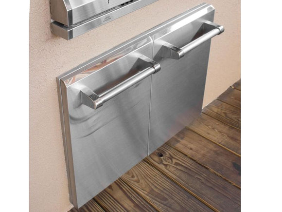 PGS Grills  Pro Series - 30 Inch Dual Access Door for Masonry