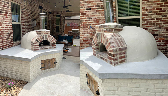 Forno Bravo 40 Inch Premio2G 100 Wood Freestanding Pizza Oven