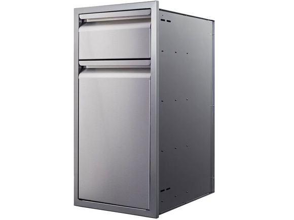 Memphis Outdoor Kitchen Single Drawer with Integrated Trash Drawer