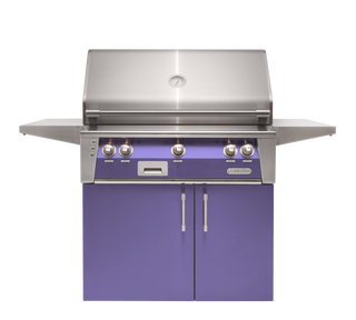 Buy blue-lilac-gloss Alfresco ALXE 36-Inch Freestanding Grill With Rotisserie