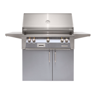Buy signal-grey-gloss Alfresco ALXE 36-Inch Freestanding Grill With Rotisserie