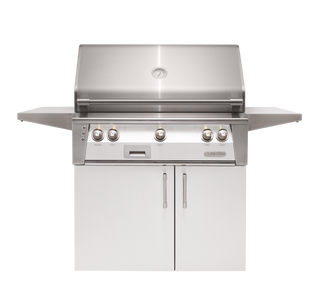 Buy signal-white-gloss Alfresco ALXE 36-Inch Freestanding Grill With Rotisserie