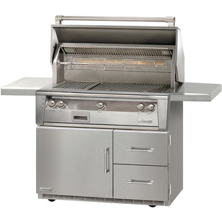 Alfresco ALXE 42-Inch Grill on Refrigerated Cart