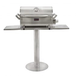 Blaze 17 inch Portable Grill with Pedestal and Optional Side Shelves