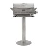 Blaze 17 inch Portable Grill with Pedestal and Optional Side Shelves