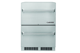Twin Eagles 24 Inch Outdoor Two Drawer Refrigerator