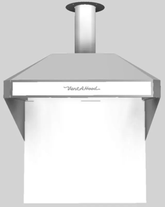 Vent A Hood 36 Inch 300 CFM Retro Style Range Hood - 0