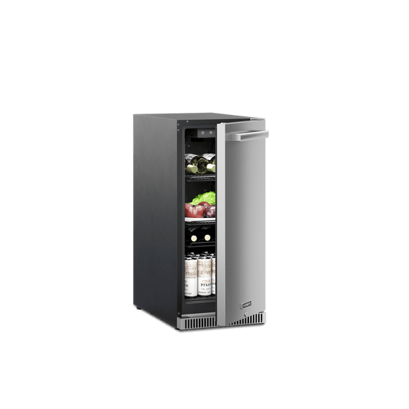 Dometic 15 Inch Outdoor Refrigerator with Solid Door and Lock