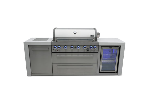 Mont Alpi 805 Deluxe Island with a Fridge Cabinet