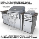 Sunstone Grills 34-Inch Base Cabinet – Universal Gas Grill