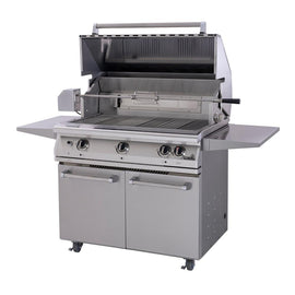 PGS Grills - Legacy - 39 Inch Pacifica Gourmet Stainless Steel Grill Head with Infrared Rotisserie Burner - 0