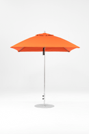 464FM-SQ-R567 Orange-Brushed Silver