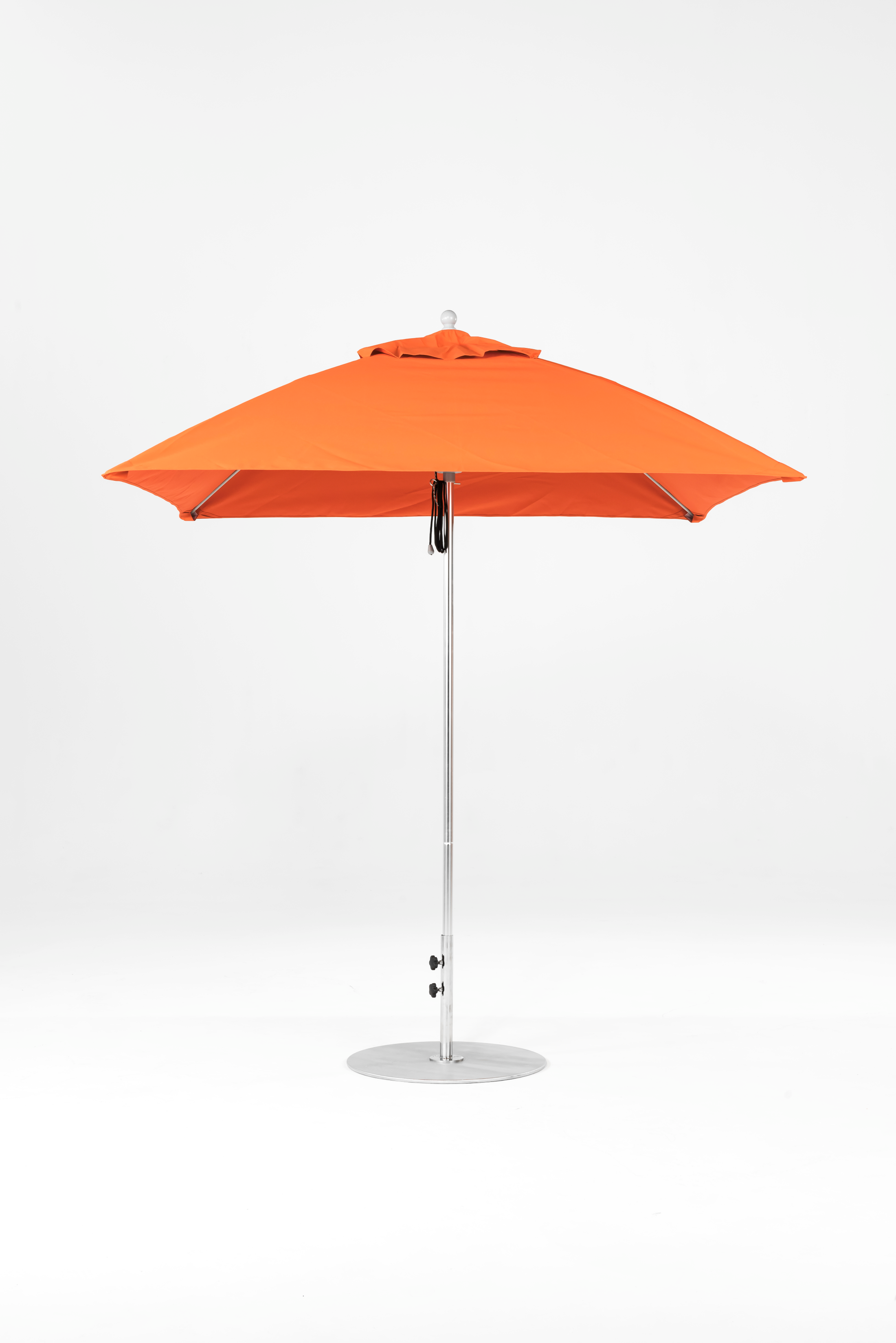 464FM-SQ-R567 Orange-Brushed Silver