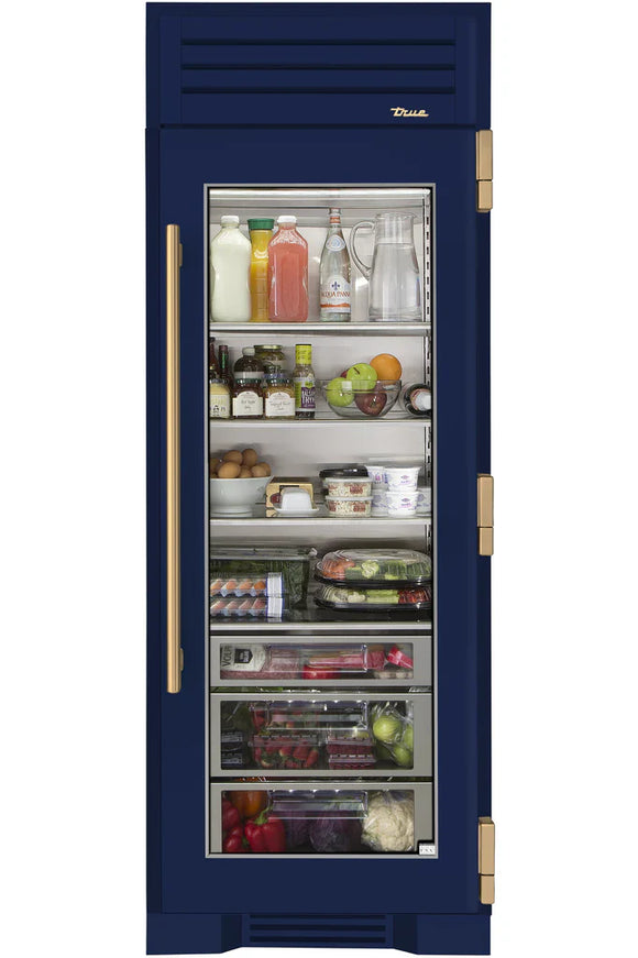 True 30 Inch Indoor Refrigerator with Glass Door
