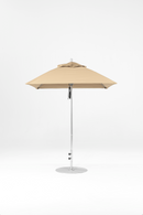 454FM-SQ-R100 Beige-Brushed Silver