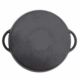 Big Green Egg Skillet - Cast Iron - Pre Seasoned - 0