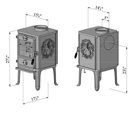 Morsø 1410 Radiant Wood Stove