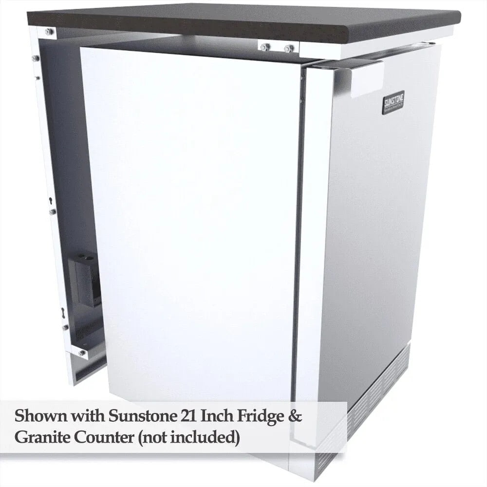 Sunstone Outdoor Kitchen 21-Inch Universal Base Cabinet Back Panel