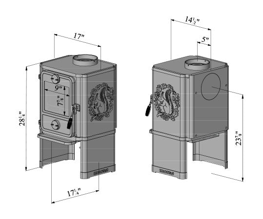 Morsø 1440 Convection Wood Stove