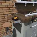 Sunstone 22-Inch Outdoor Wall Shelf – Durable Stainless Steel