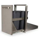 Coyote Front Back Recycle/Trash Combo