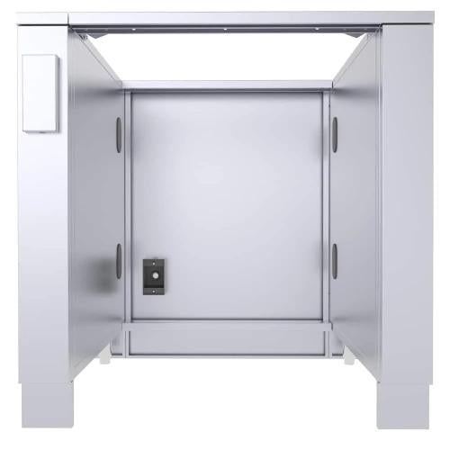 Sunstone Grills 34-Inch Universal Outdoor Kitchen Base Cabinet for Refrigerators up to 25-Inch Wide