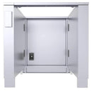 Sunstone Grills 34-Inch Universal Outdoor Kitchen Base Cabinet for Refrigerators up to 25-Inch Wide