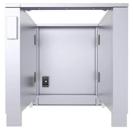 Sunstone Grills 34-Inch Universal Outdoor Kitchen Base Cabinet for Refrigerators up to 25-Inch Wide