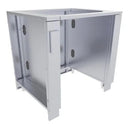 Sunstone Grills 34-Inch Universal Outdoor Kitchen Base Cabinet for Refrigerators up to 25-Inch Wide