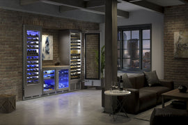 Perlick 24 Inch Signature Series Marine Grade Wine Reserve with Lock