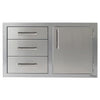 Alfresco 42 Inch Door Drawer Combo