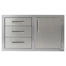 Alfresco 42 Inch Door Drawer Combo