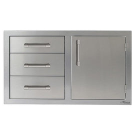 Alfresco 42 Inch Door Drawer Combo