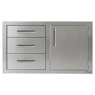 Alfresco 42 Inch Door Drawer Combo