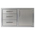 Alfresco 42 Inch Door Drawer Combo