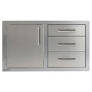 Alfresco 42 Inch Door Drawer Combo