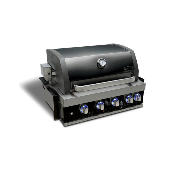 Mont Alpi 32" Black Stainless Steel Built in Grill