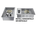Sunstone 13 Inch Drop-In Single Side Burner – Outdoor Kitchen