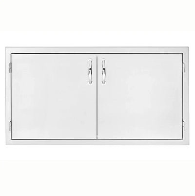 TrueFlame 36 Inch 2-Drawer Dry Storage Pantry & Enclosed Cabinet Combo