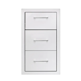 TrueFlame 17 Inch Vertical 2-Drawer & Paper Towel Holder Combo