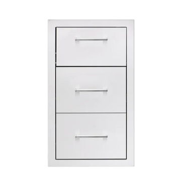 TrueFlame 17 Inch Vertical 2-Drawer & Paper Towel Holder Combo